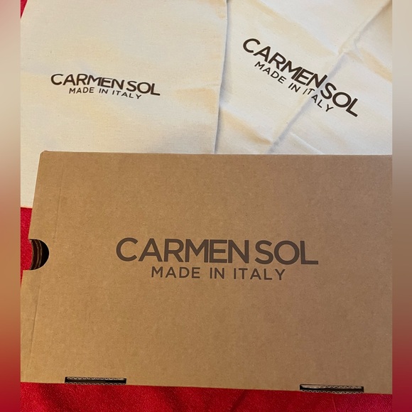 NWOT- Carmen Sol - Tonino Wedge in white, size 8 - Picture 9 of 15